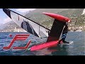 Hard to righten after a capsize ifly15 hydrofoil catamaran