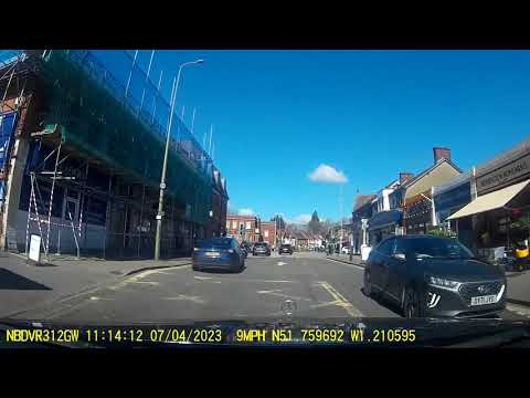 Drive through Oxford. Going through Headington, Nuffield Orthopaedic Centre, London road.