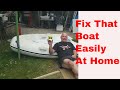 How To Repair Inflatable Boat DIY with simple tools