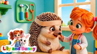Jack and Jill Went Up The Hill | Cute Hedgehog Nursery Rhymes for Kids | Lily and Bunny