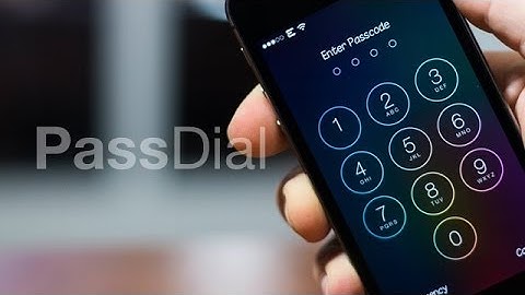 iOS 7 Tweaks - PassDial
