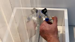 How to install bubble wall  step by step instructional video.