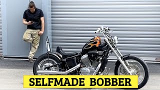 Low budget selfmade Bobber build  Full transformation