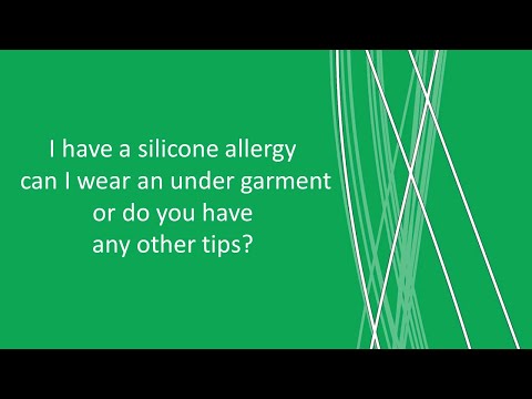 How to manage compression if you have a silicone allergy 