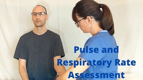 Assessment of Pulse and Respiratory Rate Demonstration #nursingskills #nursingstudent
