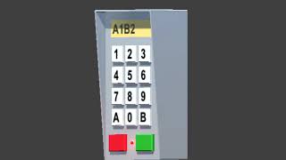 Demo 3D Animated And Functional Digicode ! with Unity 3D