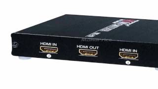 2X1 Pigtail HDMI Switch Monoprice 102786 2X1 Manual HDMI Switch Push Button Type