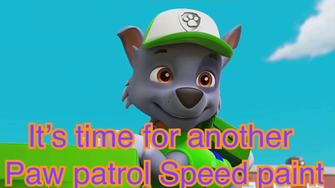 Paw patrol speed paint YouTube