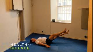 How to perform the lying cross over stretch for lower back pain