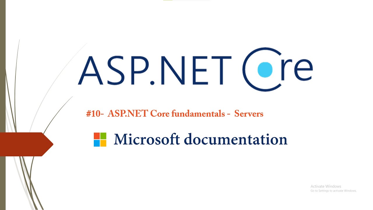 #10- Servers ( Microsoft documentation ) - ASP.NET Core Fundamentals ...