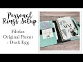 Personal Rings Setup | Filofax Original | #filofax #filofaxoriginal