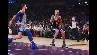 Kyle Kuzma Goes Off For Career High 41 Points In 3 Quarters Lakers Blowout Pistons