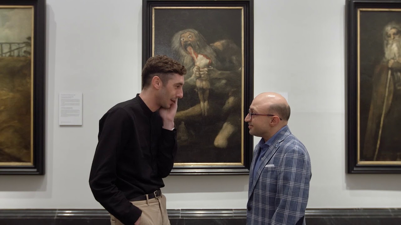 Jesús Vidal y Enric Auquer, entre goyas