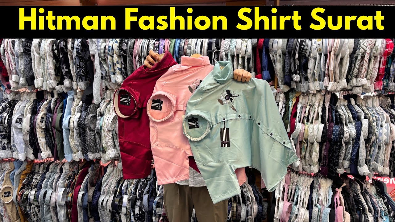 Surat Shirt Manufacturer ||Shirt Wholesale Market In Surat || Hitman Fashion Surat ||Shirt Wholesale