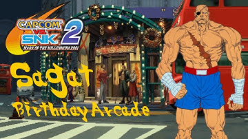 Sagat Birthday Arcade 🇹🇭 - Capcom vs Snk 2 Mark Of The Millennium 2001 (PS5)
