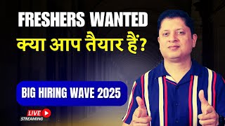 Freshers, Your Time is NOW! 🚀 Big Hiring Wave in India – Be Ready! | MySirG Sunday LIVE