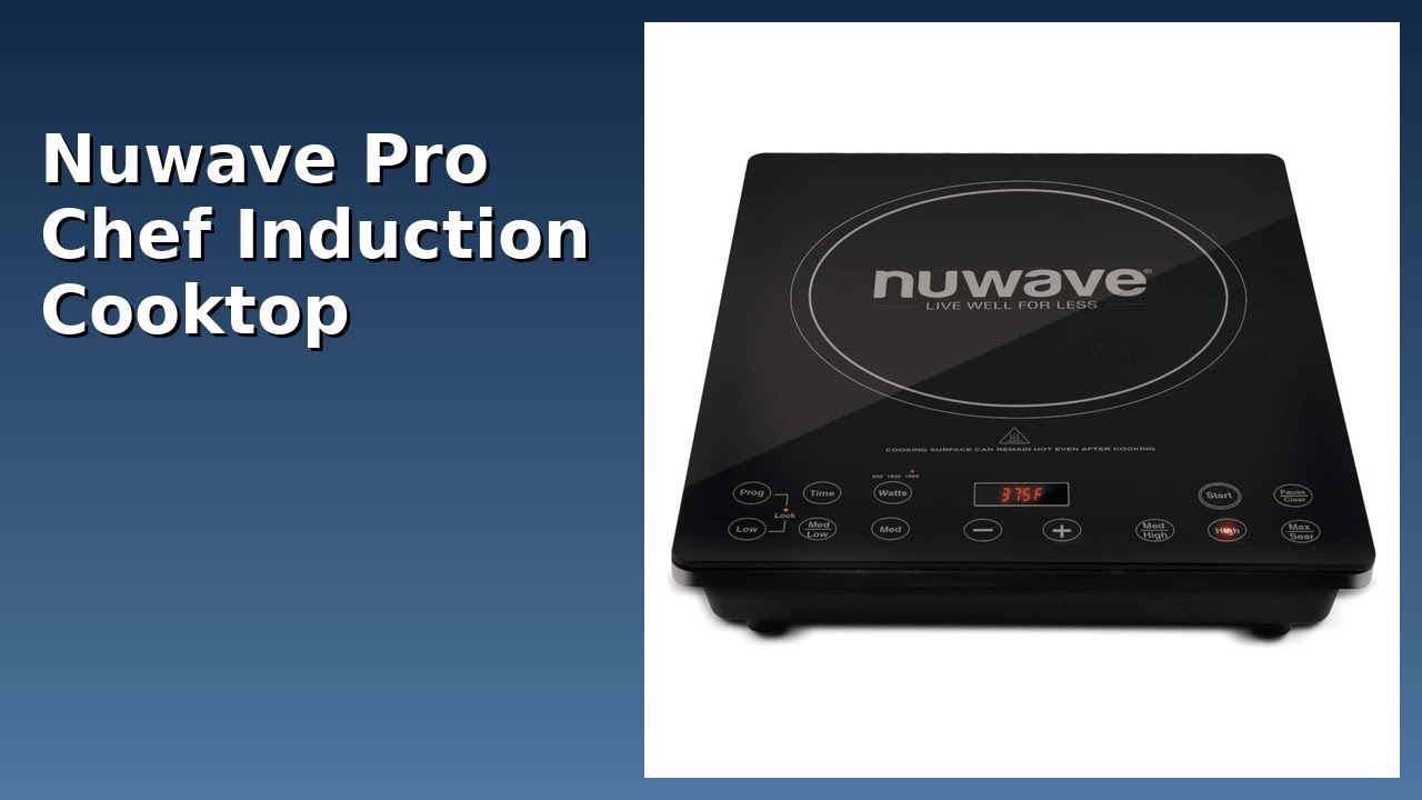 REVIEW (2025): Nuwave Pro Chef Induction Cooktop. ESSENTIAL details.