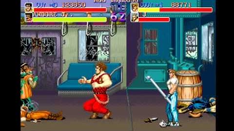 Final Fight - Stage 2 (2-player with Joe) (4/3/10) (Capcom Classics Collection, PS2)