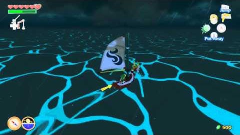The Legend Of Zelda The Wind Waker HD 1080 P Walkthrough Part 5 - Rain Storm