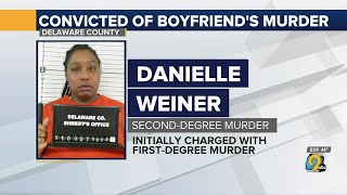 Jury convicts woman of second degree murder in death of her boyfriend in Delaware County