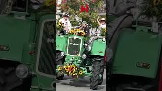 Vorstellung der teilnehmenden Oldtimer Traktoren zum Erntedankfest in Eupen (B)  08.10.2023 #shorts