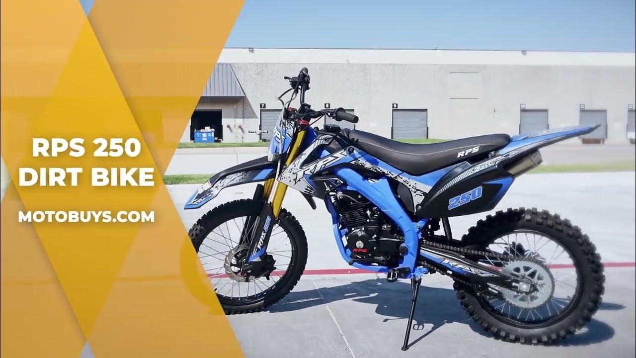 RPS250 Dirt Bike Manual Transmission, Electric Start