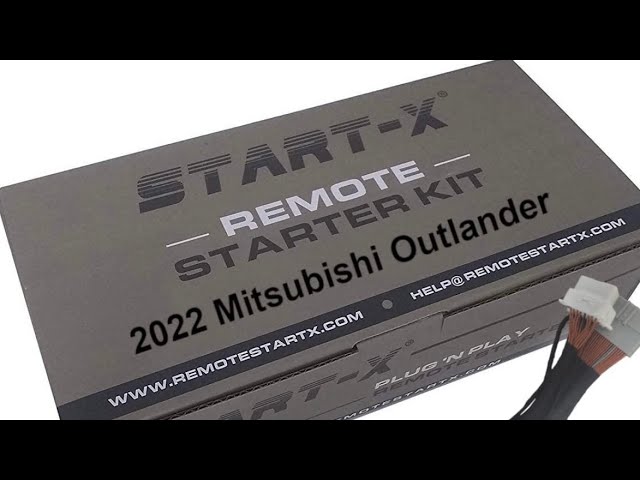 2022 Mitsubishi Outlander Start-X install.