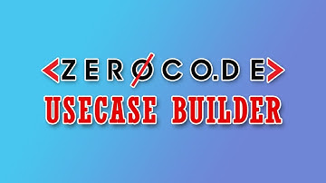 ZC Usecase Builder | Creating App without Coding | Zerocode