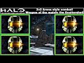 XB1 Halo 4 MCC G24, 4P local splitscreen Team Infinity Slayer Custom on Impact, 8 Scattershot KOs!