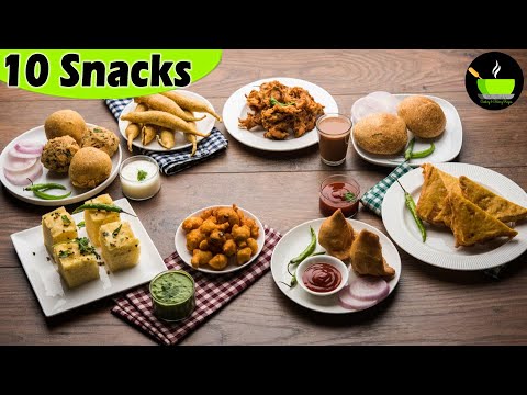 10 Quick Snack Recipes | Indian Snacks Recipes | Quick & Easy Snacks Recipes | Evening Snacks Recipe | She Cooks