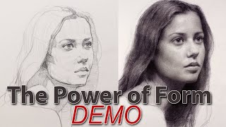 The Power of Form. How to Give Volume to a Portrait in Pencil (Preview).