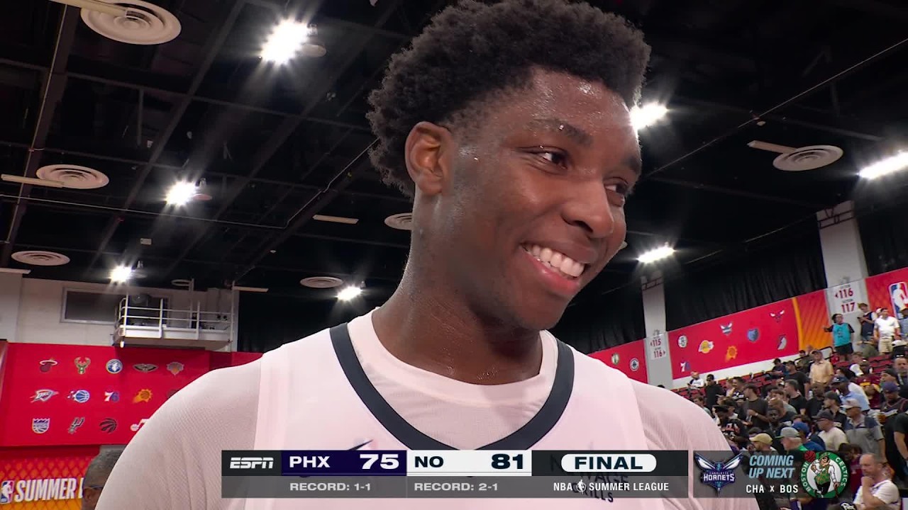 Malik Dia On-Court Postgame Interview | 2026 Pelicans Summer League 7/12/26