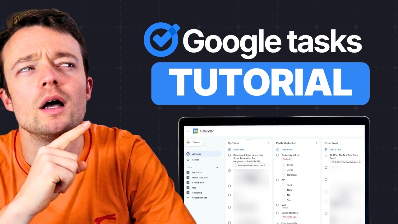 Google Tasks Tutorial NEW Google Tasks Tutorial 2026 - YouTube