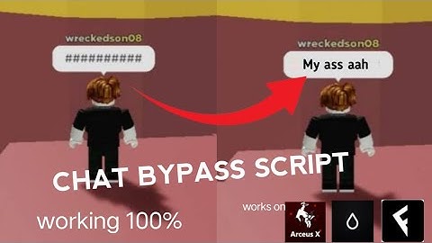 Best Roblox Chat bypass script for - Fluxus, Hydrogen, Arceus X