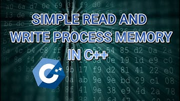 C++ Read and Write Process Memory Using WIN32API.TUTORIAL
