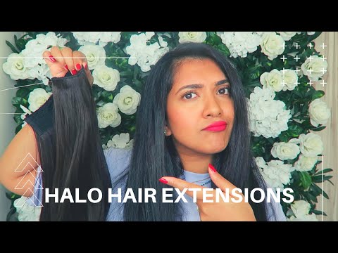 video about Halo Hair Extensions 1B# Off Black