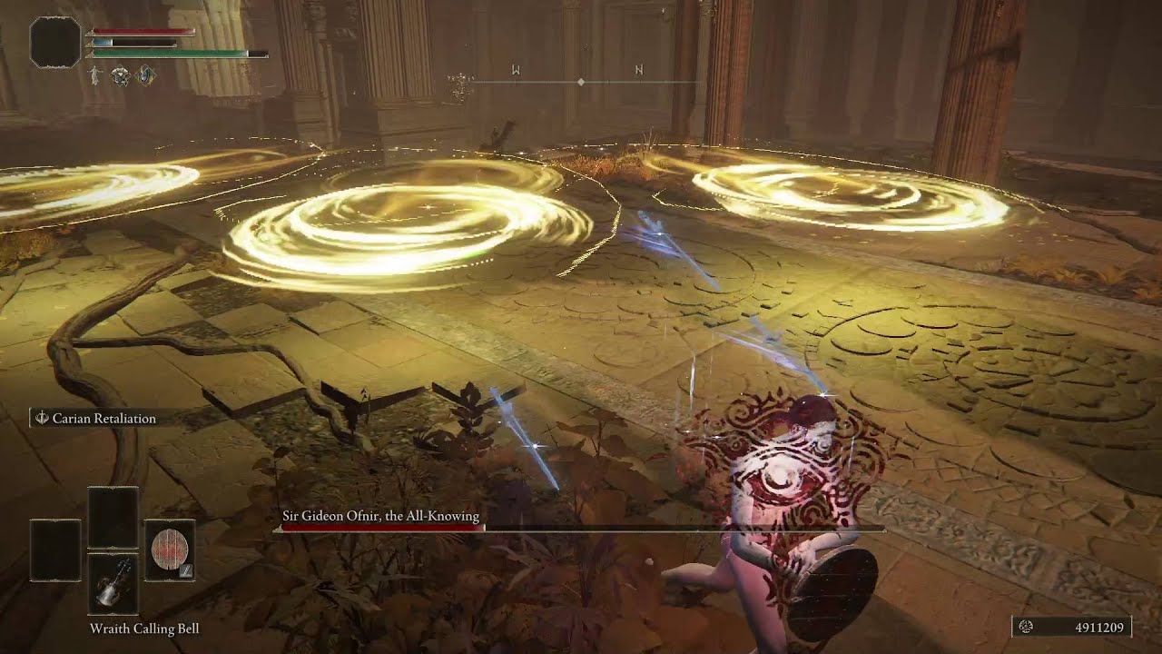 Sir Gideon Ofnir, the All-Knowing [RL1 +0 NG+7 No Aux/Talismans]