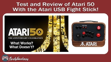 Playing/Reviewing ATARI 50 with the Atari USB Fight Stick!