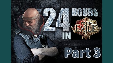 24 Hours in POE - Part 3 Halfway Through (Blazing Salvo Inquisitor) SSF Path of Exile Series