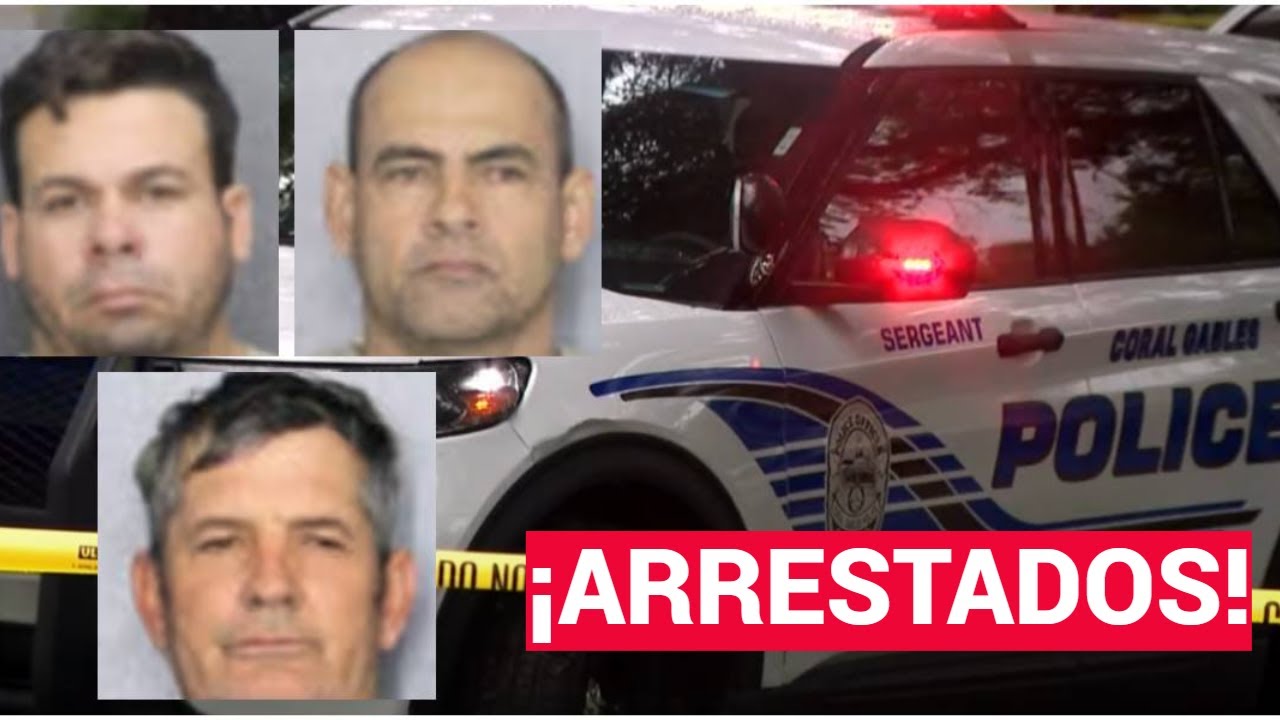 URGENTE: Tres cubanos en Miami arrestados en operación de tráfico de personas en Coral Gables