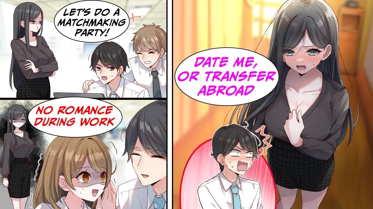 [Manga Dub] My boss is always watching me... Finally she gives me an ultimatum and... [RomCom]