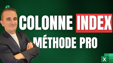 Excel — Numérotation automatique dans un Tableau (colonne d’index propre)