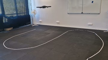 Flatness-based tracking trajectory for quadrotor