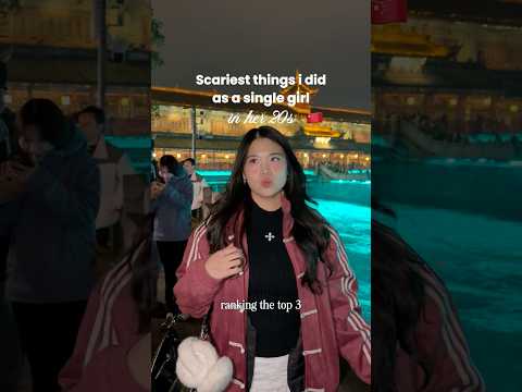 scary things i did alone 🏃🏻‍♀️💨 #china
