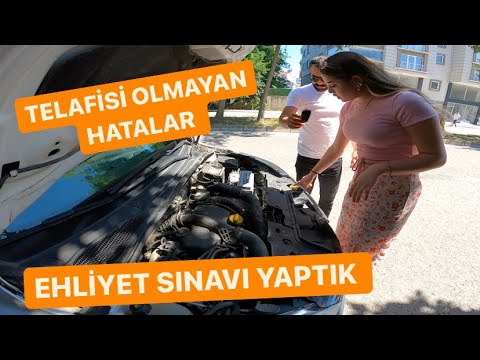 EHLİYET SINAVINDA BU HATAYI SAKIN YAPMAYIN