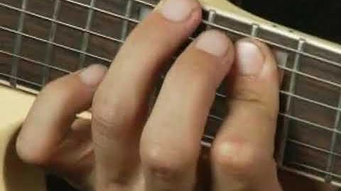 1st Inversion Octave Up of D Major Guitar Chord on the Bottom Strings