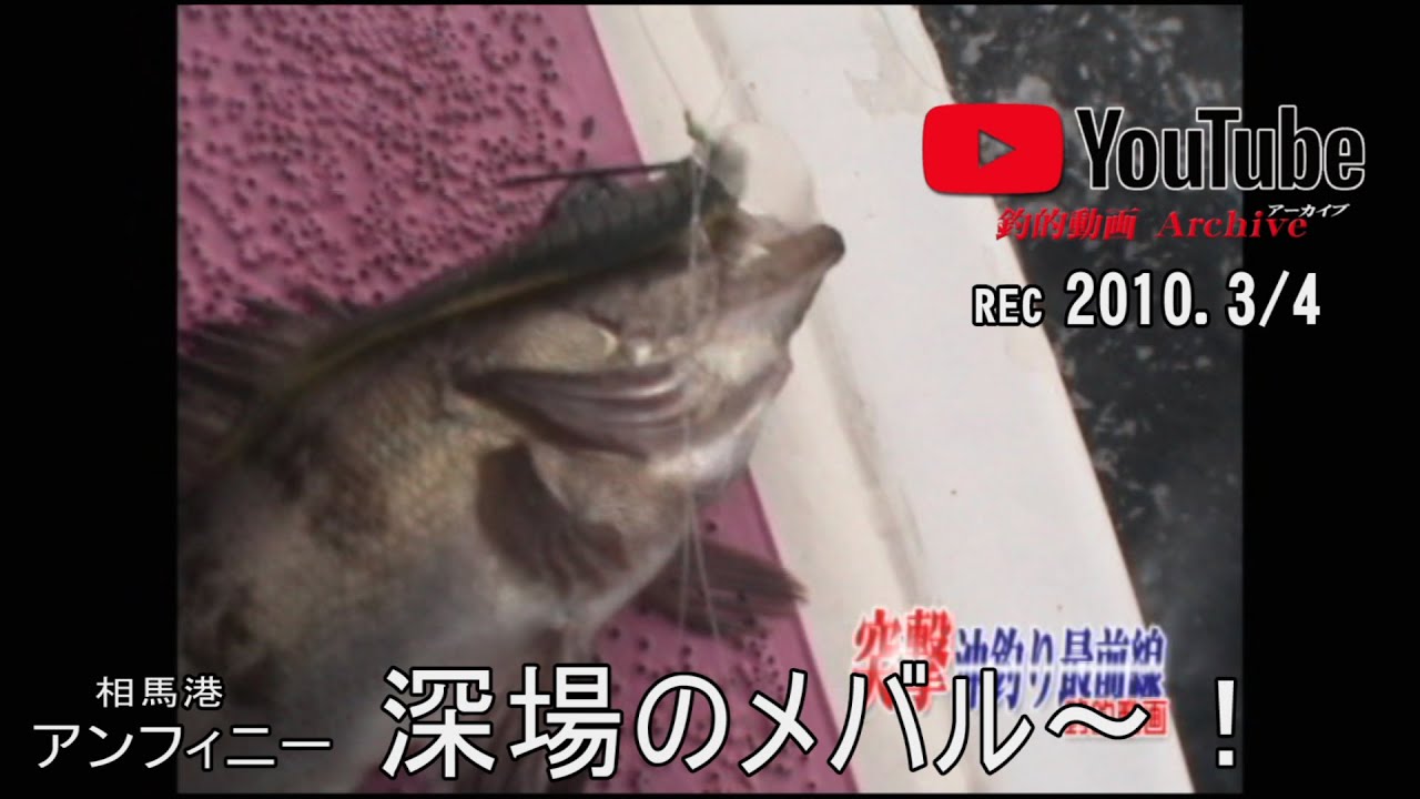 深場のメバルはワームで釣れ Youtube