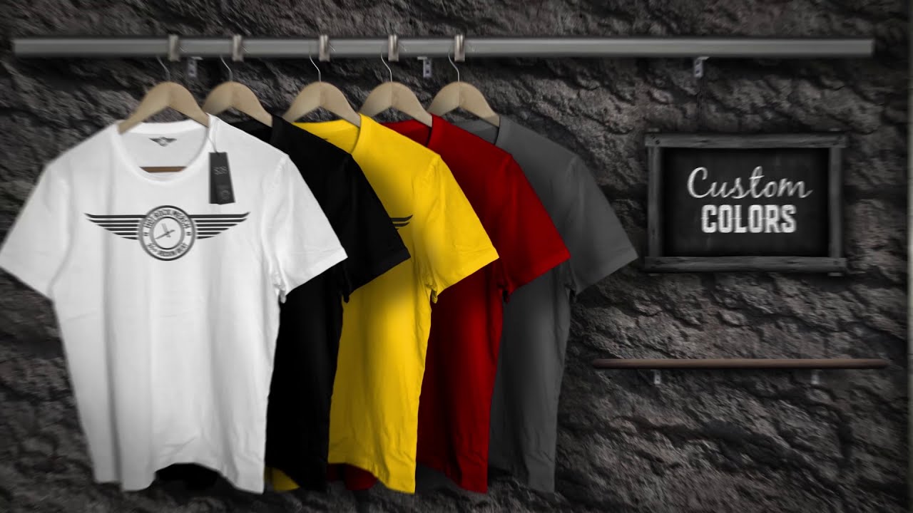 T Shirt MockUp Video After Effects Template