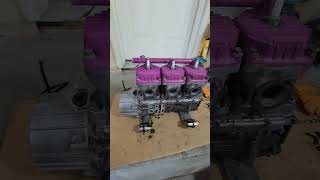 1996 Polaris 680 Ultra engine teardown for bad crank bearings.