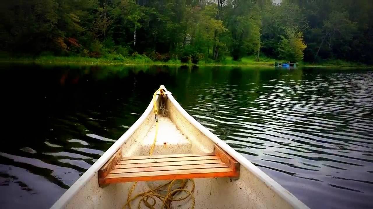 canoeing in canada ~ hd nature ~ relaxing river sights and